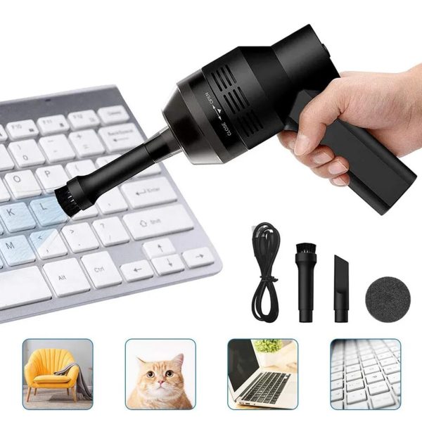 Portable Cordless Electric Air Duster Keyboard PC - Image 9
