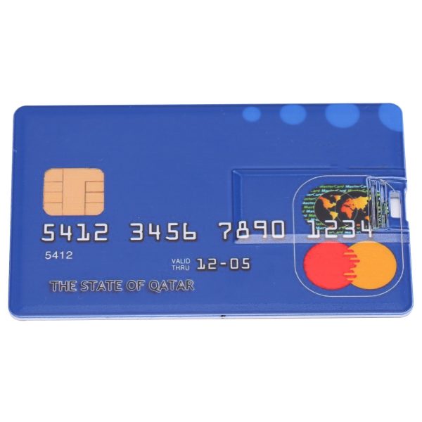 Card Shaped U Disk Simple Unique USB Flash Drive for Data Storage File Transfer (32GB) - Image 2