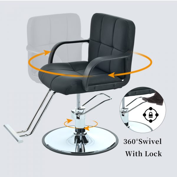 Metal Barber Salon Chair - Image 2