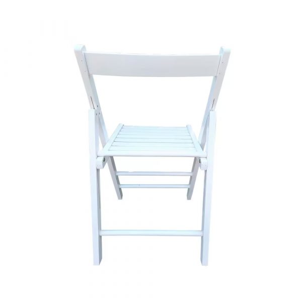 Foldable Chair In White - Image 3
