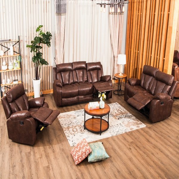 3 Piece Recliner Living Room Sofa - Image 7