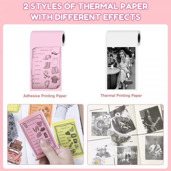 Thermal Mini Printer, X2 Inkless Sticker Maker - Image 4
