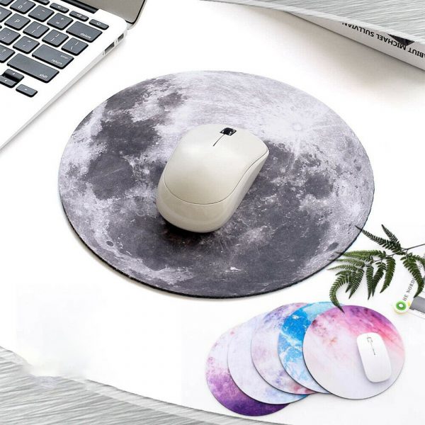Space Round Mouse Pad PC Gaming Non