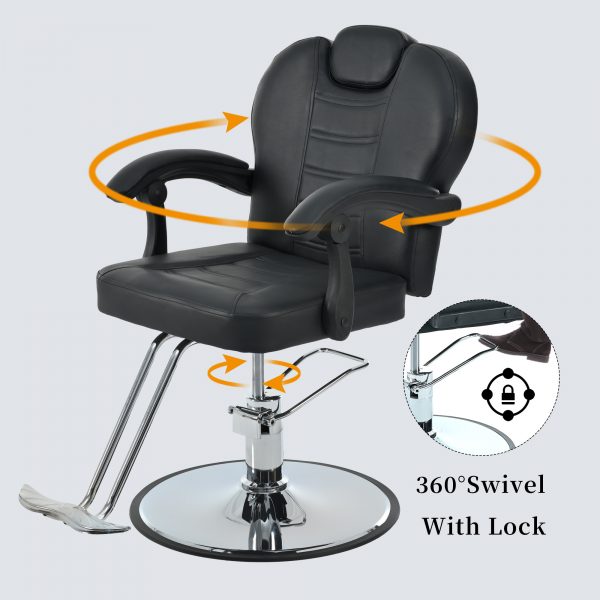 Metal Barber Salon Chair - Image 4