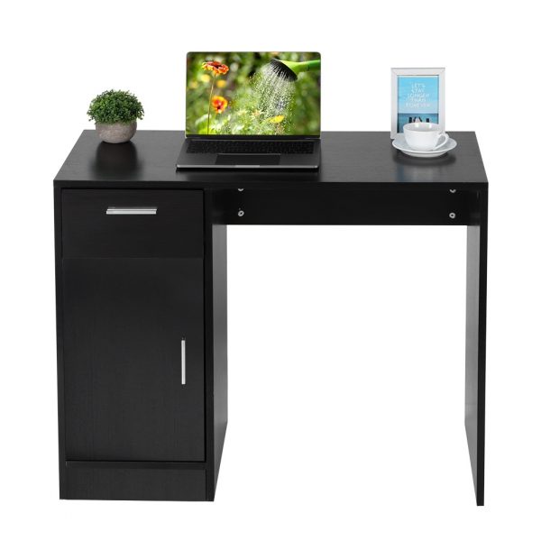 1 Drawer 1 Door Compact Computer PC Laptop Desk - Image 4