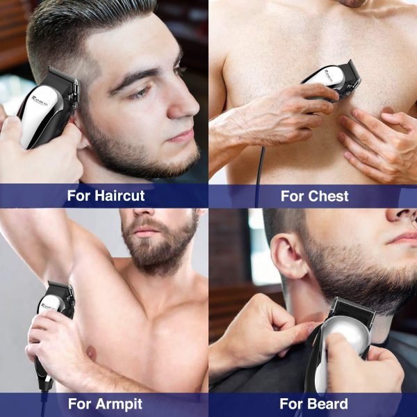 Professional Hair Clippers, Corded Hair Clippers for Men Kids, - Image 2