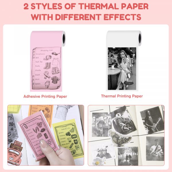 Thermal Mini Printer, X2 Inkless Sticker Maker - Image 9