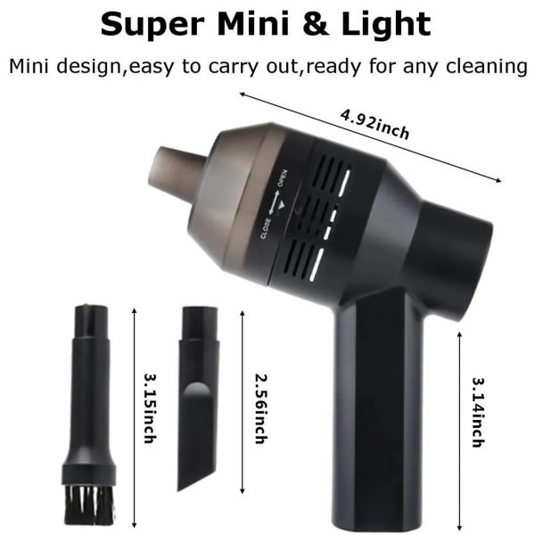 Portable Cordless Electric Air Duster Keyboard PC - Image 6