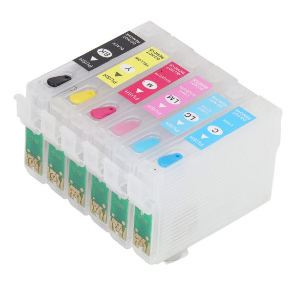 6 Colors Ink Cartridge with Permanent Chip - Image 3