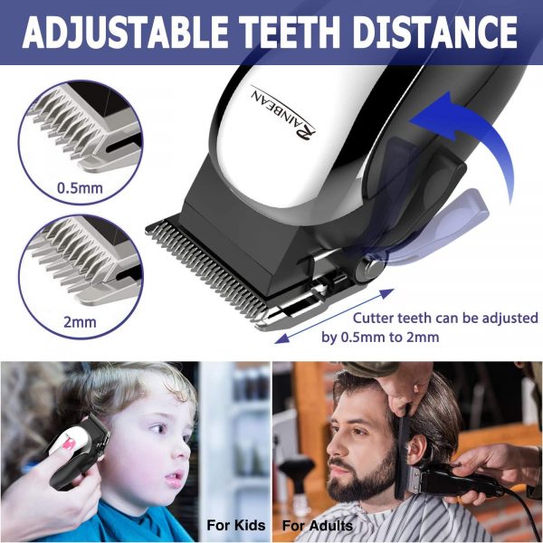 Professional Hair Clippers, Corded Hair Clippers for Men Kids, - Image 5