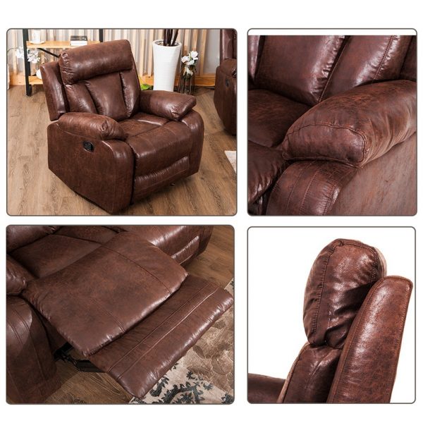 3 Piece Recliner Living Room Sofa - Image 3
