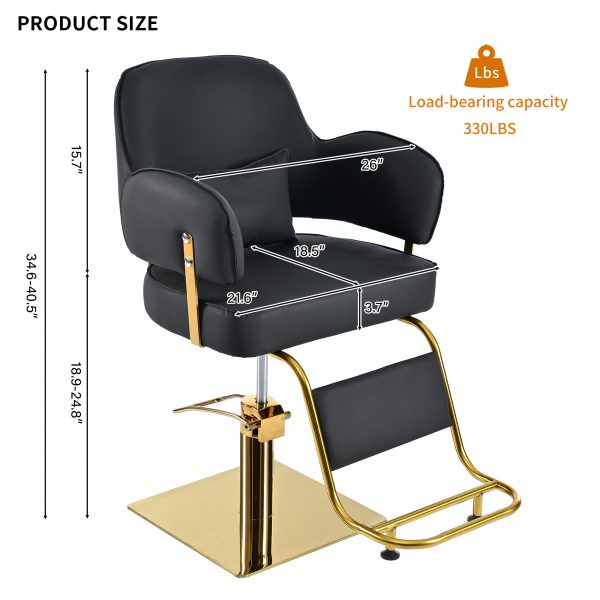 Metal Hairstyling Salon Chair - Image 3