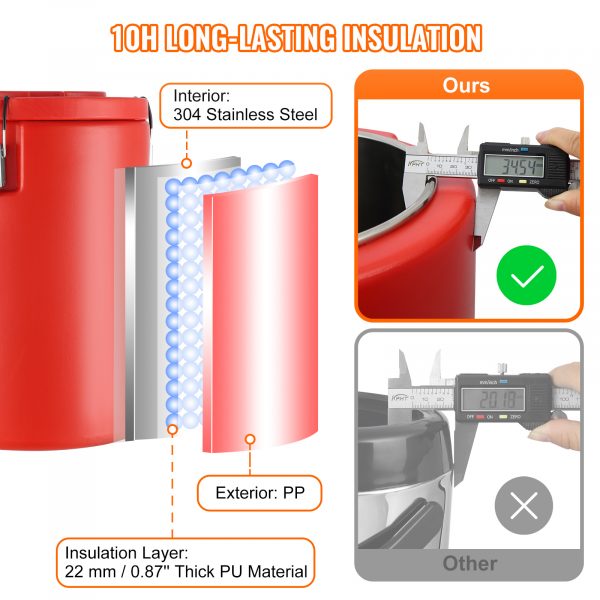 VEVOR Stainless Steel Insulated Beverage - Image 2