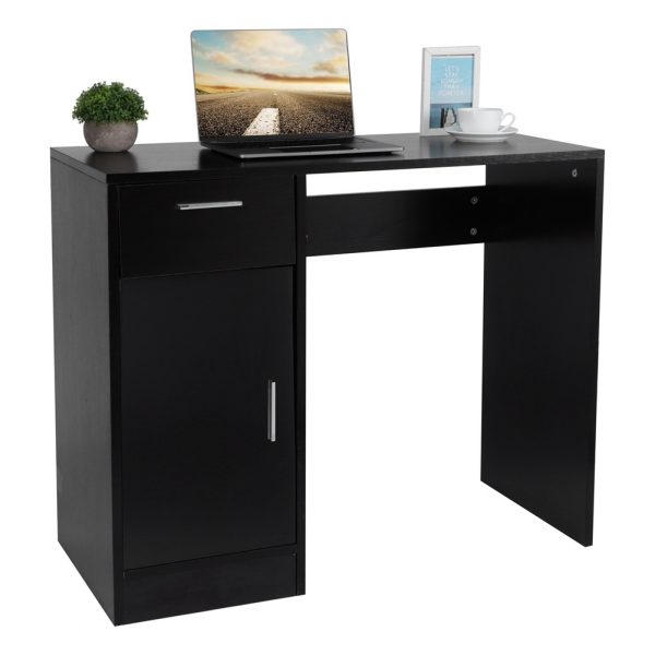 1 Drawer 1 Door Compact Computer PC Laptop Desk - Image 8