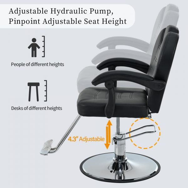 Metal Barber Salon Chair - Image 5