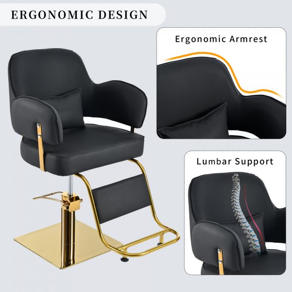 Metal Hairstyling Salon Chair - Image 8