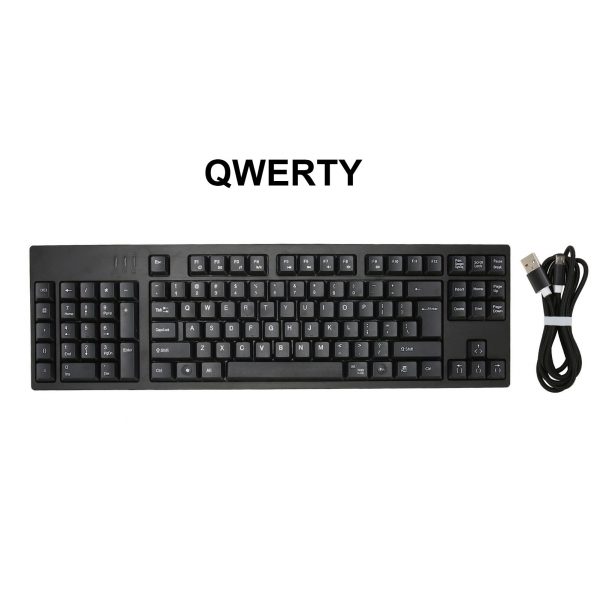 Left Handed Keyboard 109 Keys Micro USB - Image 9