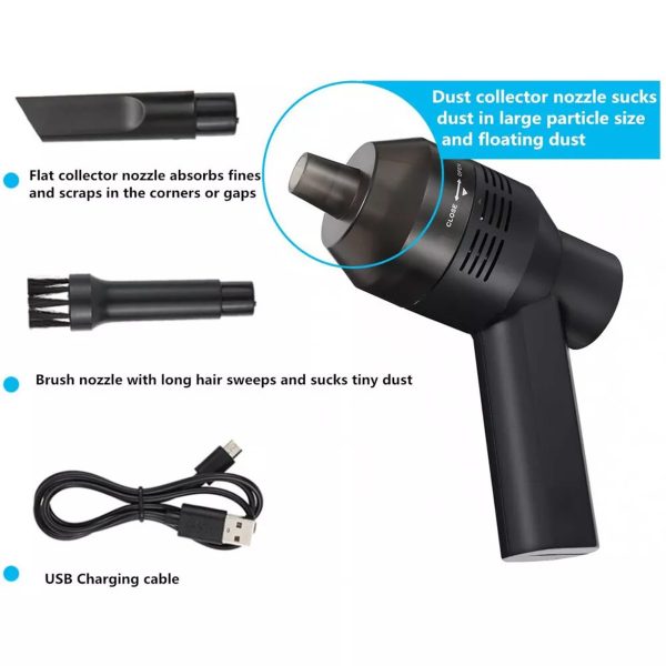 Portable Cordless Electric Air Duster Keyboard PC - Image 4