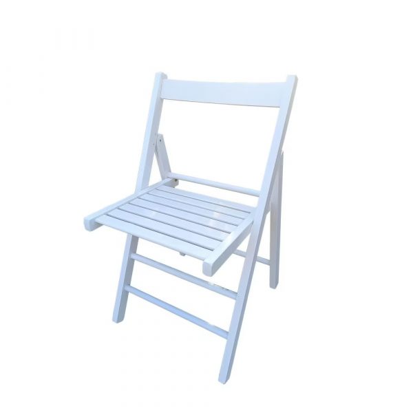Foldable Chair In White - Image 8