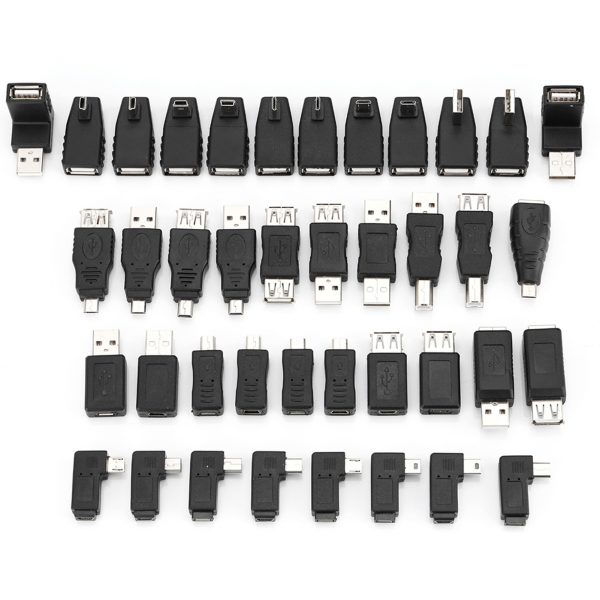 Pack of 40 Multiple USB2.0 Adapters Angled