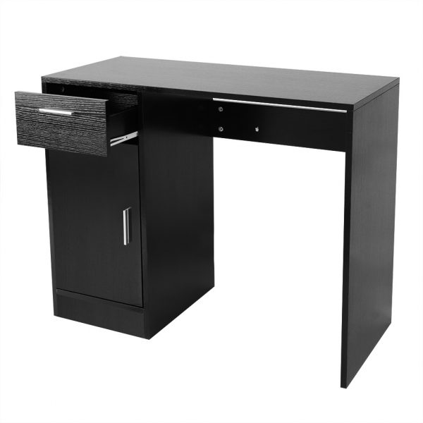 1 Drawer 1 Door Compact Computer PC Laptop Desk - Image 7