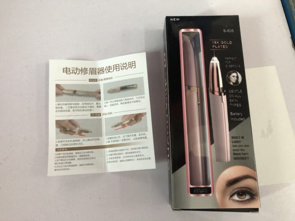 Mini recortador eléctrico de cejas y lápiz labial - Image 10