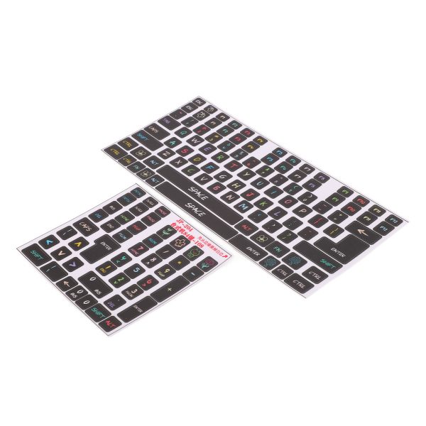 2 Pcs Keyboard Stickers PVC Decorative General Desktop - Image 5