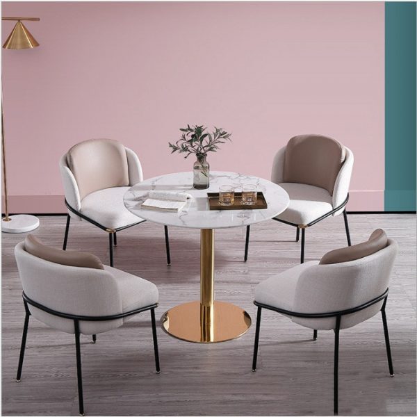 Chair Marble Small Round Table - Image 4