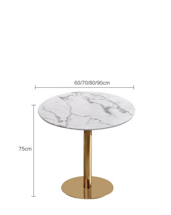 Chair Marble Small Round Table - Image 2