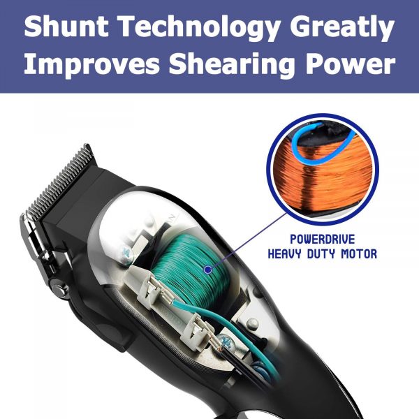Professional Hair Clippers, Corded Hair Clippers for Men Kids, - Image 7