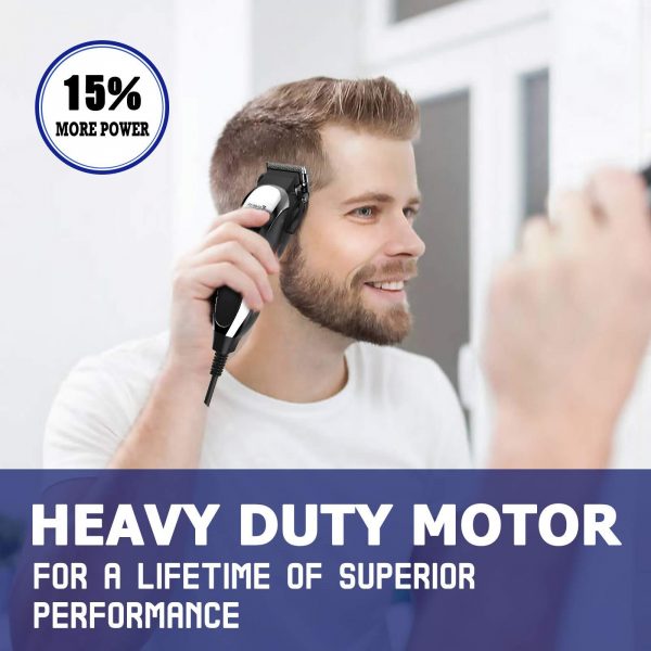 Professional Hair Clippers, Corded Hair Clippers for Men Kids, - Image 3