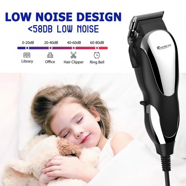 Professional Hair Clippers, Corded Hair Clippers for Men Kids, - Image 4