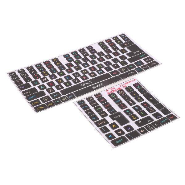 2 Pcs Keyboard Stickers PVC Decorative General Desktop - Image 6
