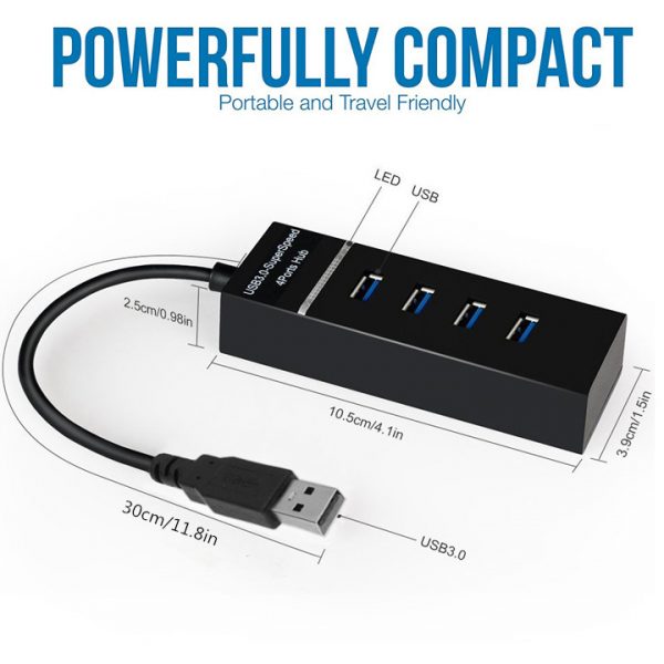 4 In 1 2.0 3.0 USB HUB Splitter High Speed - Image 6