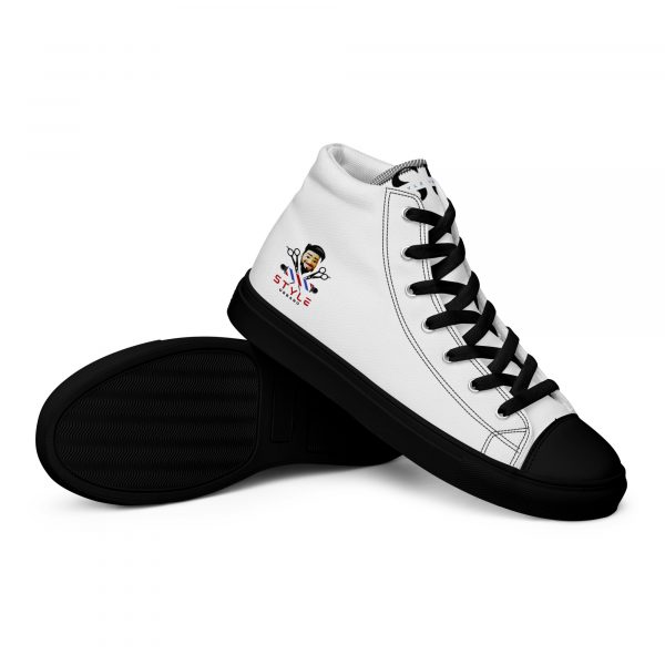 Men’s high top canvas shoes - Image 2