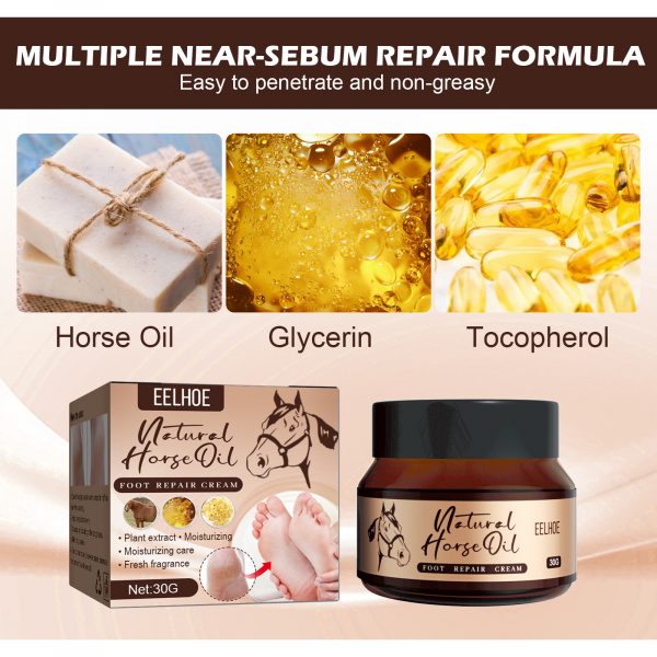 EELHOE Horse Oil Foot Cream Hydrating And Moisturizing - Image 4