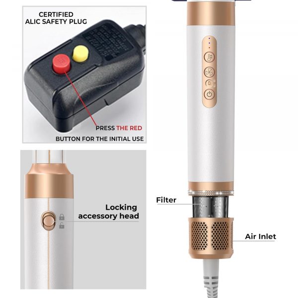 Blow Dryer Brush 7 In ONE, 110,000 RPM High-Speed Negative Ionic - Image 6