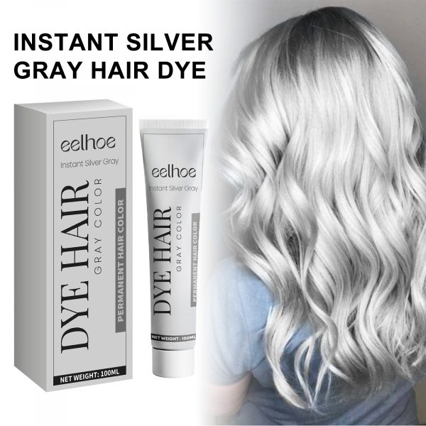 EELHOE Gray Hair Cream Natural Hair Color Long Lasting No Hair