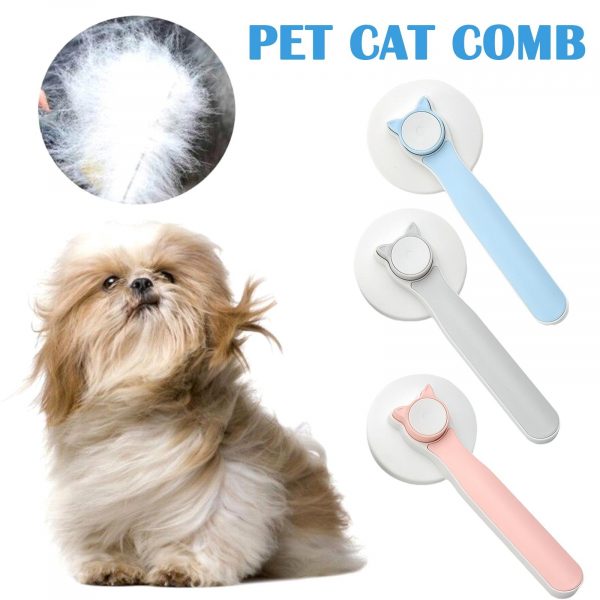 Cat Grooming Brush, Self Cleaning Slicker - Image 6