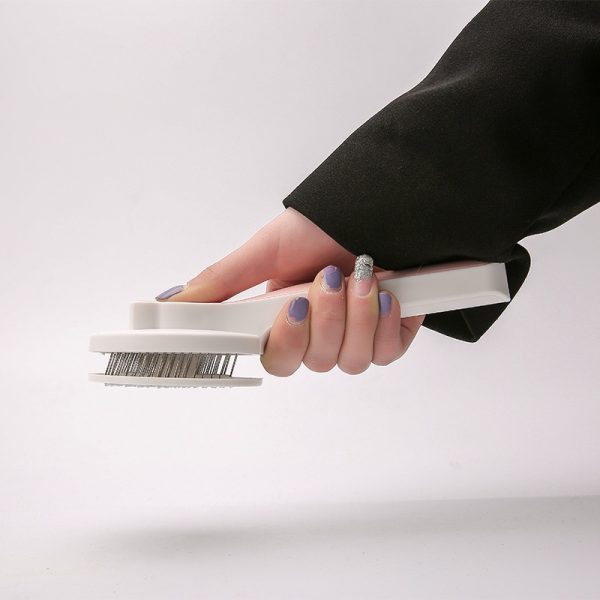 Cat Grooming Brush, Self Cleaning Slicker - Image 10