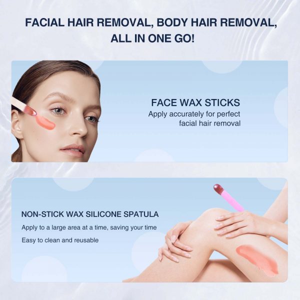 Waxing Kit WUWUVISTA 23 Items Hair Removal Wax Kit - Image 3