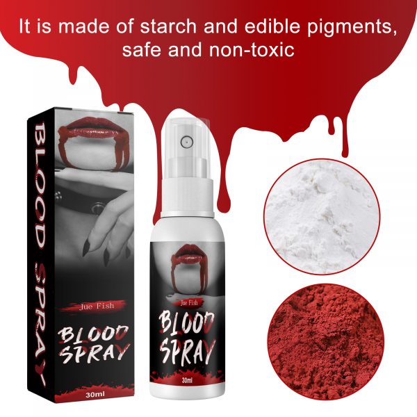 Halloween Blood Splatter, Easy To Use Blood Effects Makeup Kit - Image 3