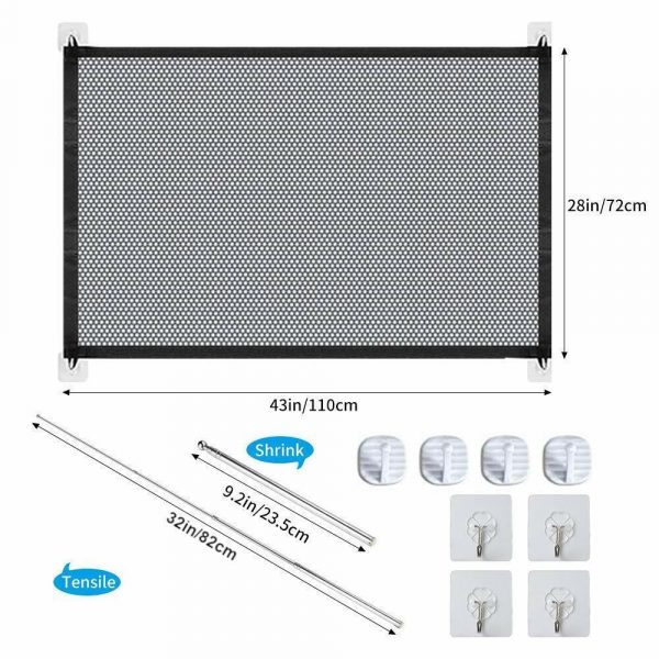 Pets Dog Cat Baby Safety Gate Mesh - Image 8