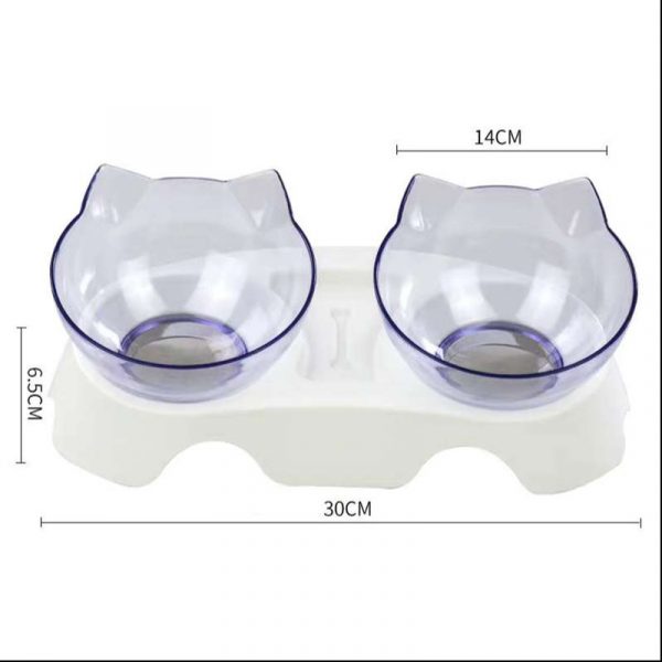 Cat Double Bowl Cat Food Bowl Protects Cervical Vertebra - Image 4