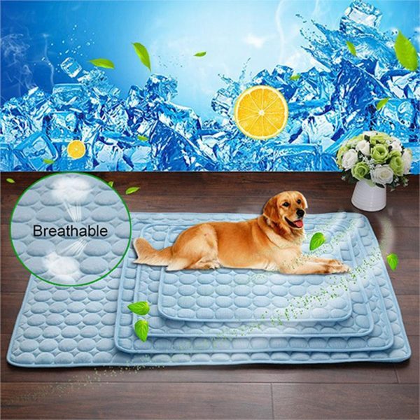 Pet Dog Cat Ice Silk Cold 
Nest Pad For Cooling In Summer - Image 2