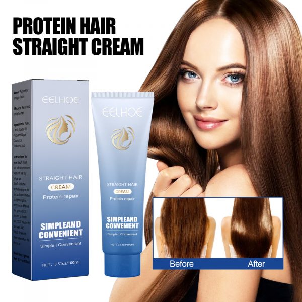 EELHOE Protein Corrective Hair Straightening Cream - Image 5