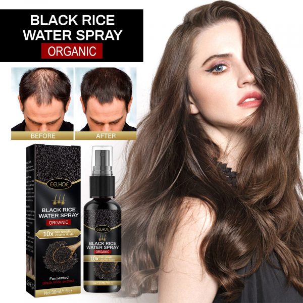 EELHOE Black Rice Hair Spray Strengthening