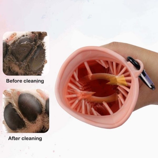 2 In 1 Dog Paw Cleaner Cup Soft Pet Dog Foot Cleaning - Image 5