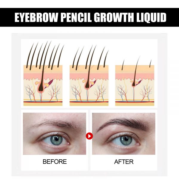 EELHOE Eyebrow Liquid - Black, Dense Natural - Image 3