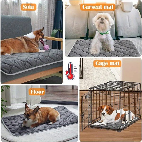 Dog Cat Bed, Cat Dog Non-Slip Mat, Extra Warm ThermaL - Image 10